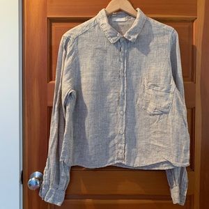 CP Shades linen button down